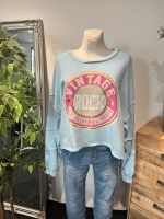 Sweatshirt in hellblau mit Print made in Italy neu Essen - Steele Vorschau