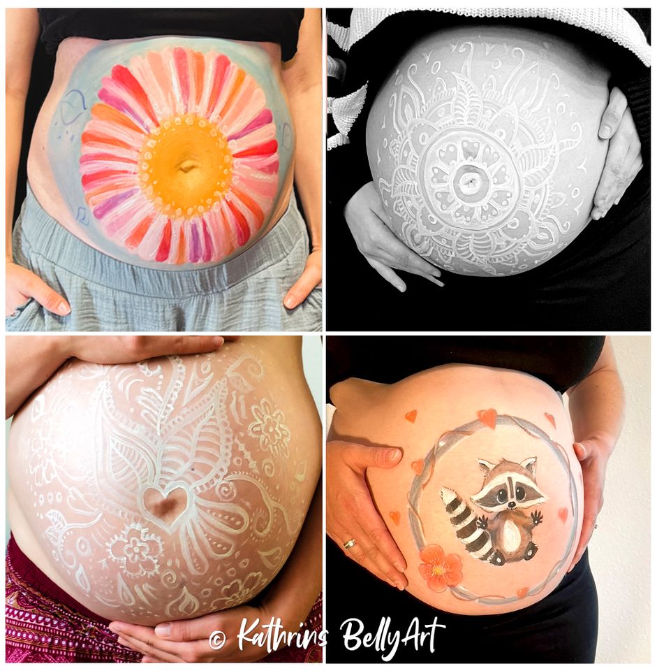 Bellypainting Babybauchbemalung Fotoshooting Bellyart in Schriesheim