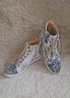 Top Zustand* Think! Leder Sneaker high Gr. 38 Niedersachsen - Hameln Vorschau