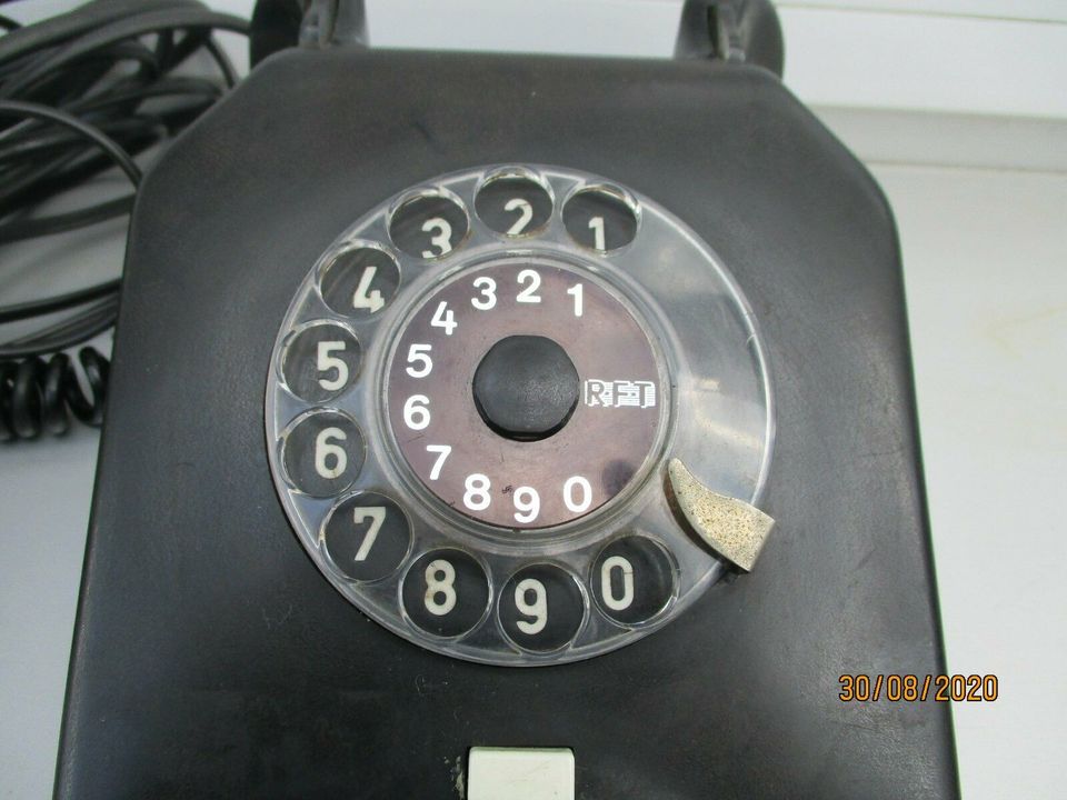 Deutsche DDR Telefon Nordfern W63a  Bakelit Wählscheibe schwarz in Hamburg