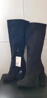 NEU!! H&M Stiefel, Farbe schwarz, GröBe 37, samt/velour Nordrhein-Westfalen - Gronau (Westfalen) Vorschau