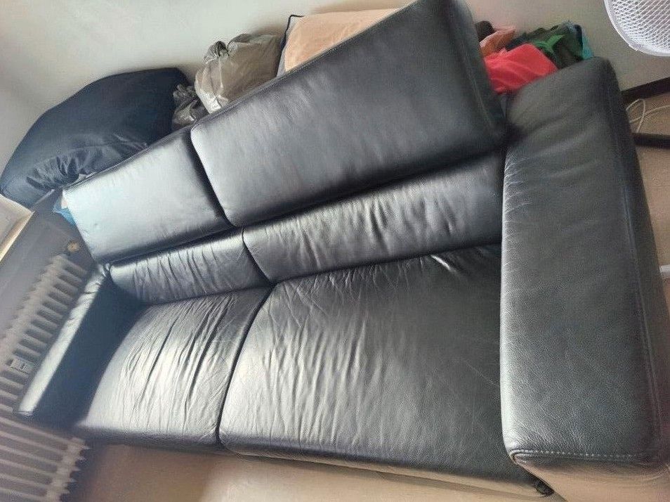 Rindleder Couch für 150€ in Bad Rodach