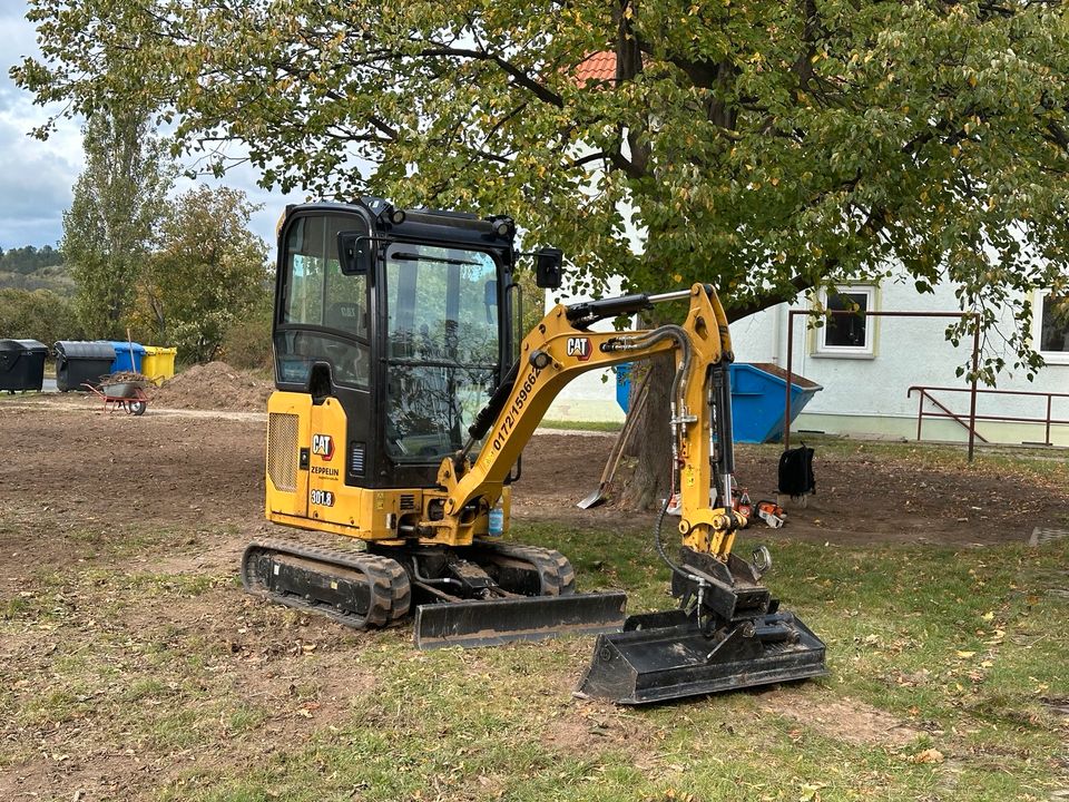 Minibagger mieten 2 t in Sachsenburg