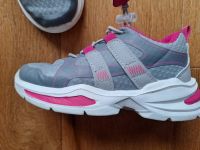 Kinder Turnschuhe Sneaker Grau Rosa Gr. 28 Brandenburg - Teltow Vorschau