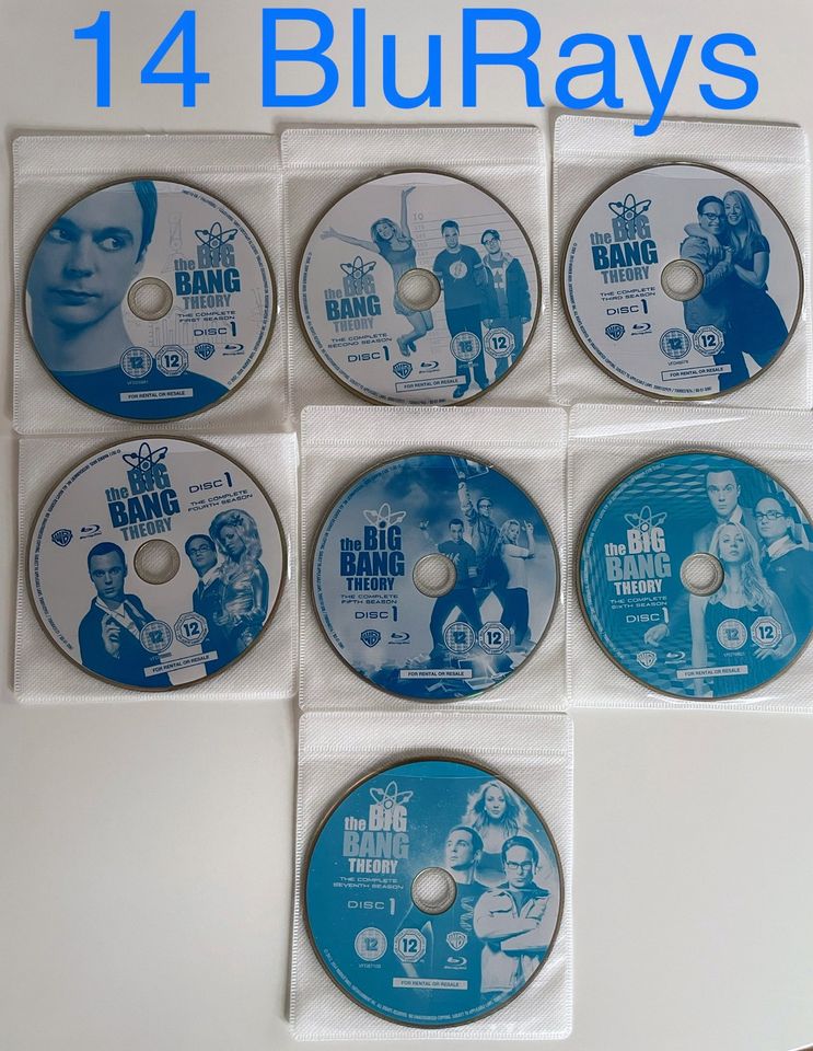 The Big Bang Theory | Staffel 1-7 | 14 BluRays in Straubing