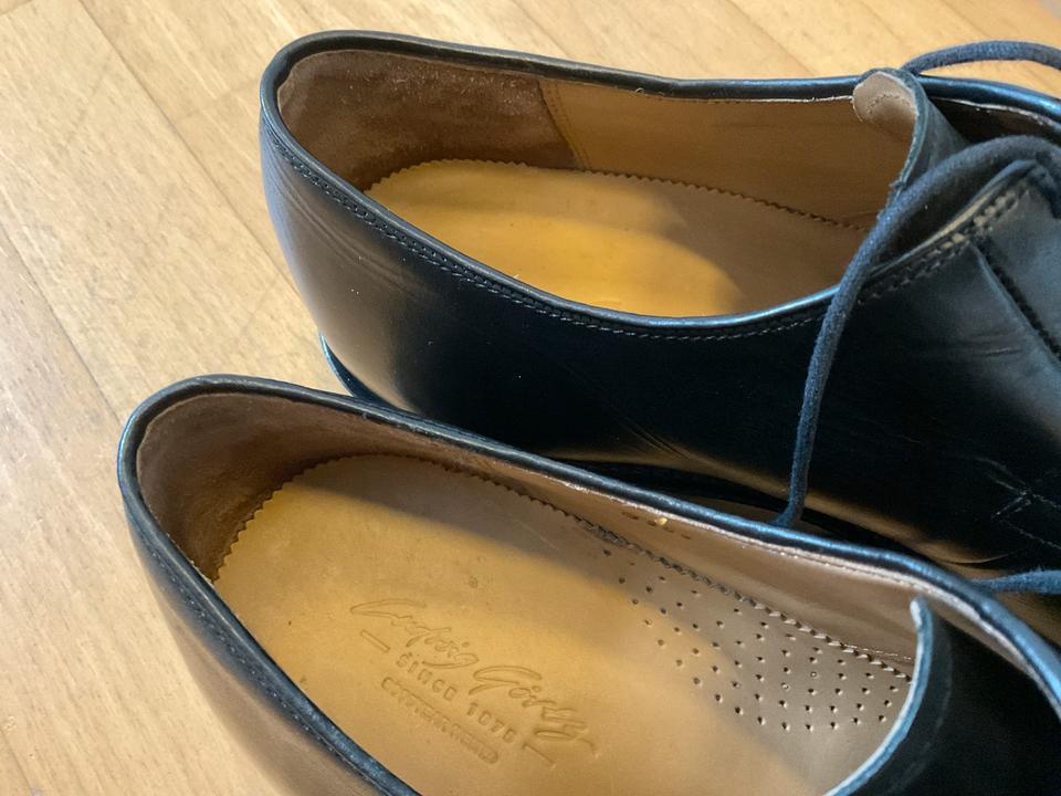 Ludwig Görtz Derby Herren Lederschuhe rahmengenäht Gr. 45 in Hamburg