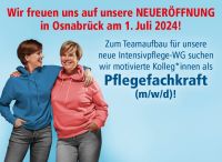 »Willkommensprämie für Pflegefachkräfte (m/w/d)« | »Neueröffnung« - Intensivpflege-WG in Osnabrück Niedersachsen - Osnabrück Vorschau