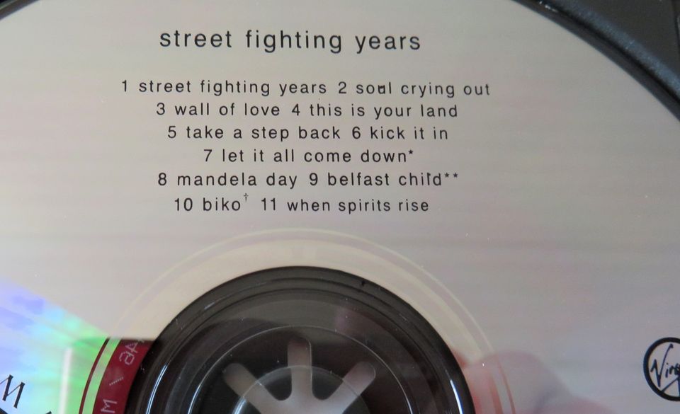 SIMPLE MINDS - street fighting years (CD 1989) in Quickborn