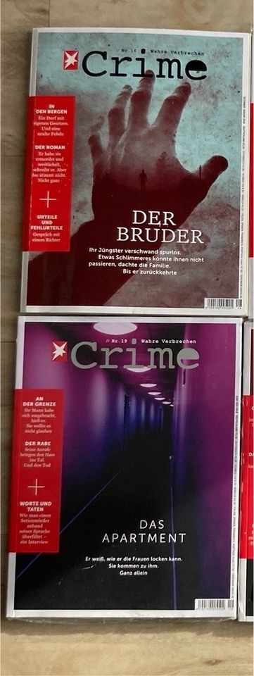 Stern Crime Wahre Verbrechen verschiedene Zeitschriften // Hörbuc in Ilmenau