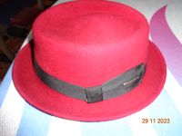 Herrenhut Stetson Porkpie Hut weinrot Gr. L Made USA Brandenburg - Kyritz Vorschau