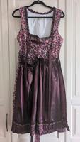 Weinrotes/Lila geblümtes Dirndl Nordrhein-Westfalen - Paderborn Vorschau