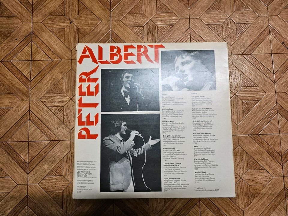 DDR Schallplatte Amiga LP Peter Albert in Thum