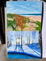 Acrylbilder Leinwand Kunst Gemälde Baden-Württemberg - Weinstadt Vorschau