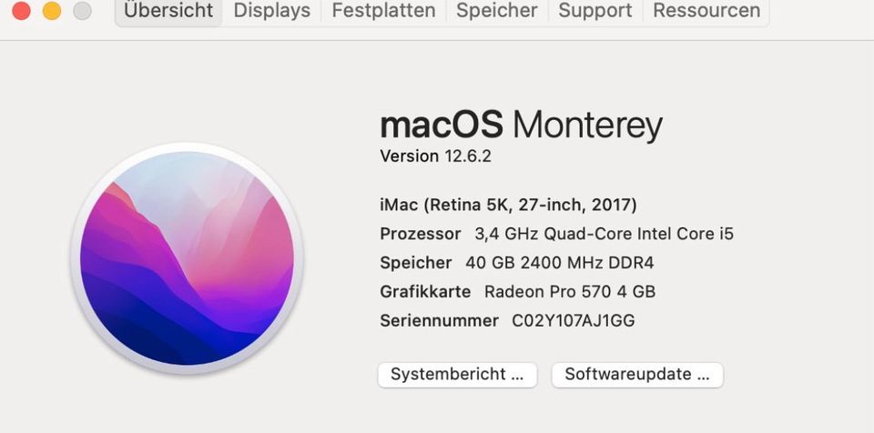 Apple iMac 27 Zoll | 5K | 3,4GHZ | 40GB RAM | 2017 | Top Zustand! in Hamburg