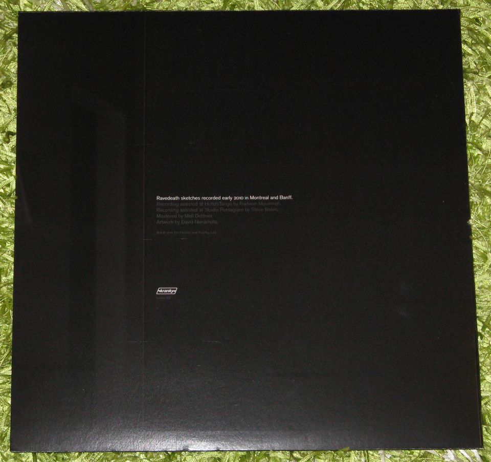 Tim Hecker Dropped Pianos Kranky Vinyl LP 2011 Minimal Electro in Hösbach