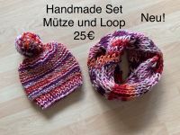 Handmade Damen Strick Schal Mütze Set Accessoires Winter Loop Hessen - Groß-Gerau Vorschau