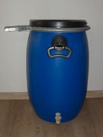 Gärfass 60 Liter, mit Hahn, Blau,  Guter Zustand Hessen - Neuhof Vorschau