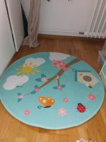 Runder Kinderzimmer Teppich ø ca 100 cm * Eule,Schmetterlinge Berlin - Wilmersdorf Vorschau