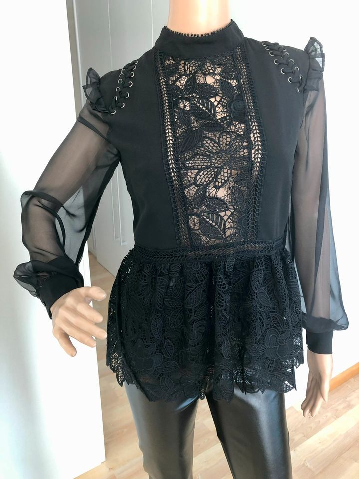 Endless Rose Bluse Spitze transparent schwarz Volants XS NEU in Leipzig -  Mitte | eBay Kleinanzeigen ist jetzt Kleinanzeigen