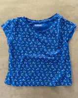 Vertbaudet Tshirt Shirt kurzarm blau weiß Kirschen Sommer 80 Hessen - Kelkheim Vorschau
