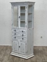 Vitrine Glasschrank Massivholzmöbel - Pinie weiß Shabby Chic Stil Dortmund - Hörde Vorschau