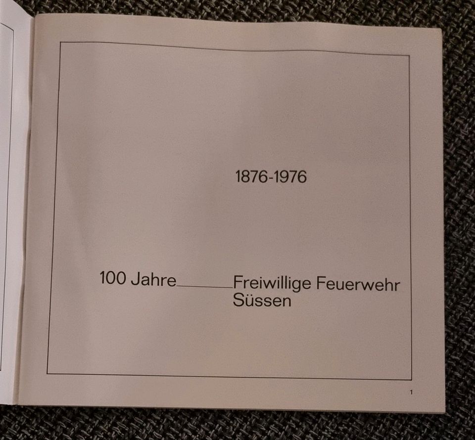 Festschrift Freiwillige Feuerwehr Süssen in Höhenkirchen-Siegertsbrunn