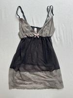 Graues süßes Cami-Top mit Spitze und rosa Schleife Baden-Württemberg - Konstanz Vorschau