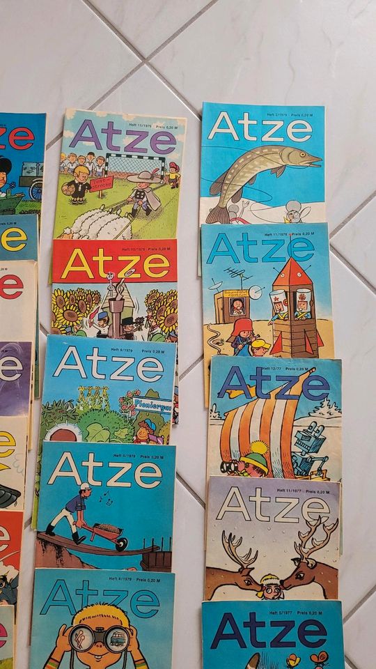 Atze Hefte,24 Stück DDR Kinderzeitschrift in Börnichen bei Zschopau