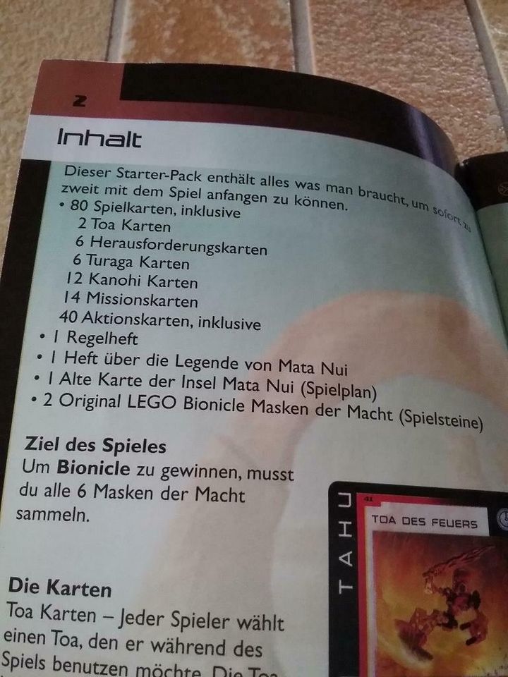 Bionicle Karten Starter-Pack von 2001 in Heroldsbach