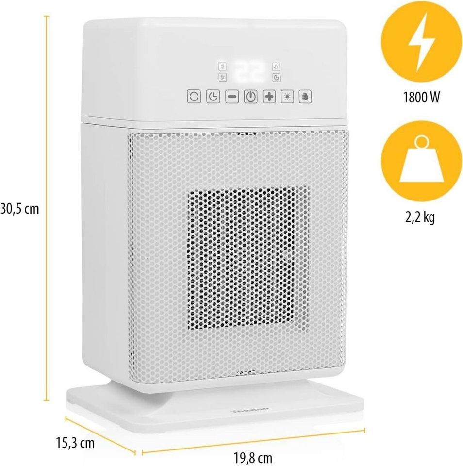 Tristar 2 in 1 KA-5266 Keramikheizlüfter und Luftbefeuchter 1800 in Essen