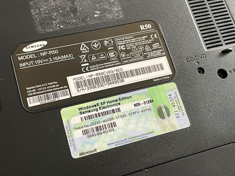 Samsung NP-R50 2GB 80GB Ubuntu in Schloß Holte-Stukenbrock