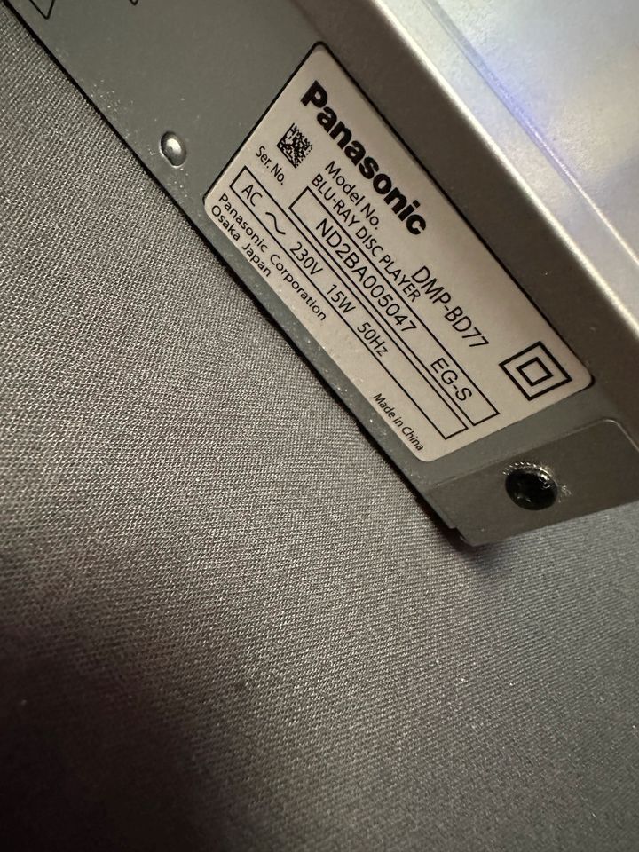 Panasonic Blu-Ray-Player DMP-D77 in Berlin
