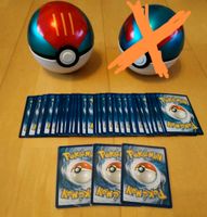 Pokemon Sammelkarten im Pokeball mit Münze Baden-Württemberg - Neckargemünd Vorschau