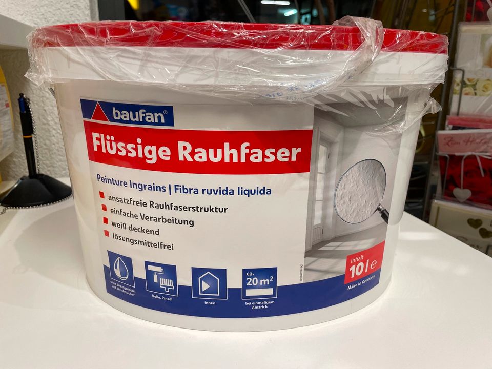 Flüssige Raufase 10 Liter neu verpackt, nie geöffnet in Leimen