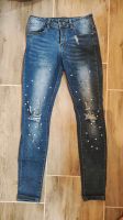 Verschiedene Jeanshosen 38 M Strass Glitzer Perlen Denim Sachsen-Anhalt - Pretzien Vorschau