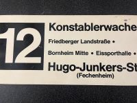 V erkaufe gebrauchtes Schild - Staßenbahn Frankfurt am Main - Preungesheim Vorschau