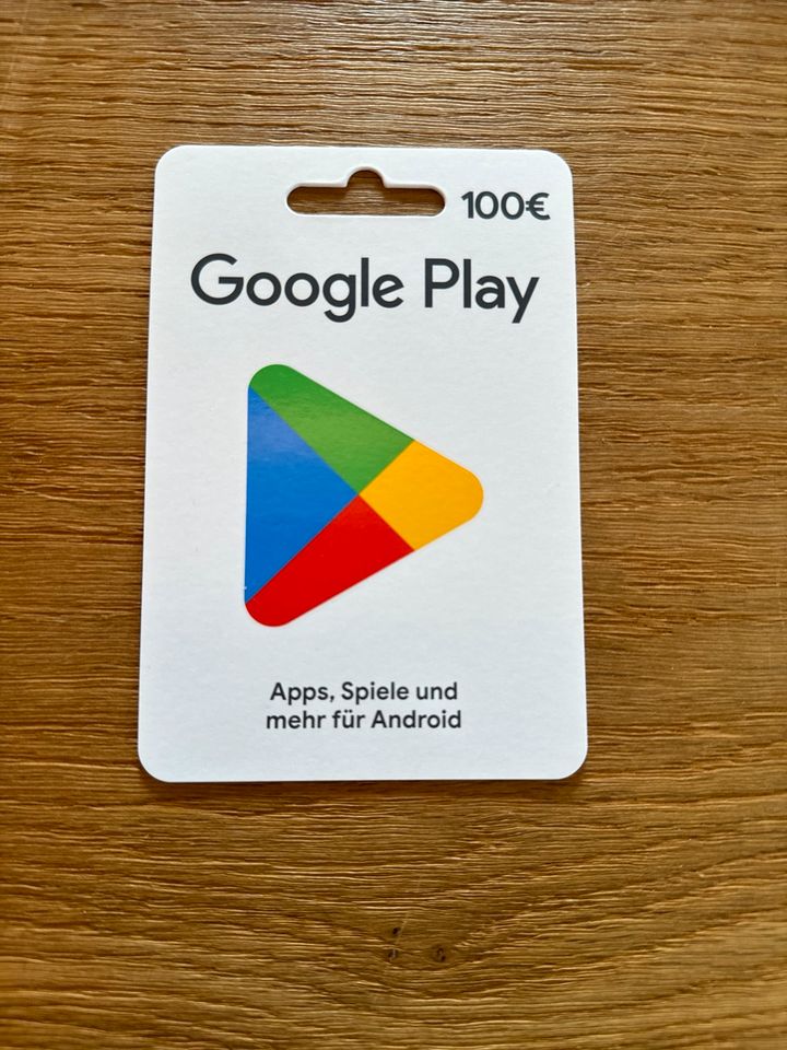 NEU Google Play Guthaben 100€ NUR ABHOLUNG in Herne