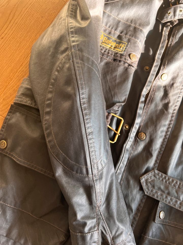 ♥️ Wachsjacke Belstaff Motorradjacke Übergangsjacke in Neuss