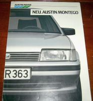 1986 Prospekt AUSTIN ROVER MONTEGO LS/HL - Portofrei! Nordrhein-Westfalen - Moers Vorschau