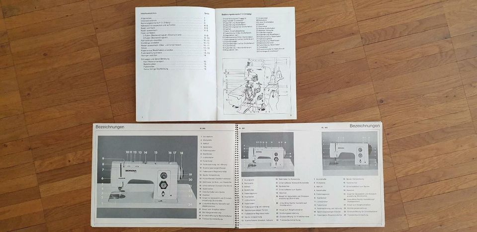 ⚠️ Bernina 841, Nähmaschine, funktionsfähig, Zubehör, Untertisch in Göppingen
