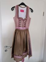 Dirndl Krüger Madl beige-rosa-weiß gemustert Gr. 32 Bayern - Weichs Vorschau