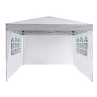 3x3m Zelt Weiß Grau Falt Pavillon Garten Popup Camping UVP179€ Hamburg-Mitte - Hamburg Billstedt   Vorschau