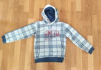 Hoodie Kapuzenpullover Camp David grau blau kariert Gr. 152 Niedersachsen - Osnabrück Vorschau