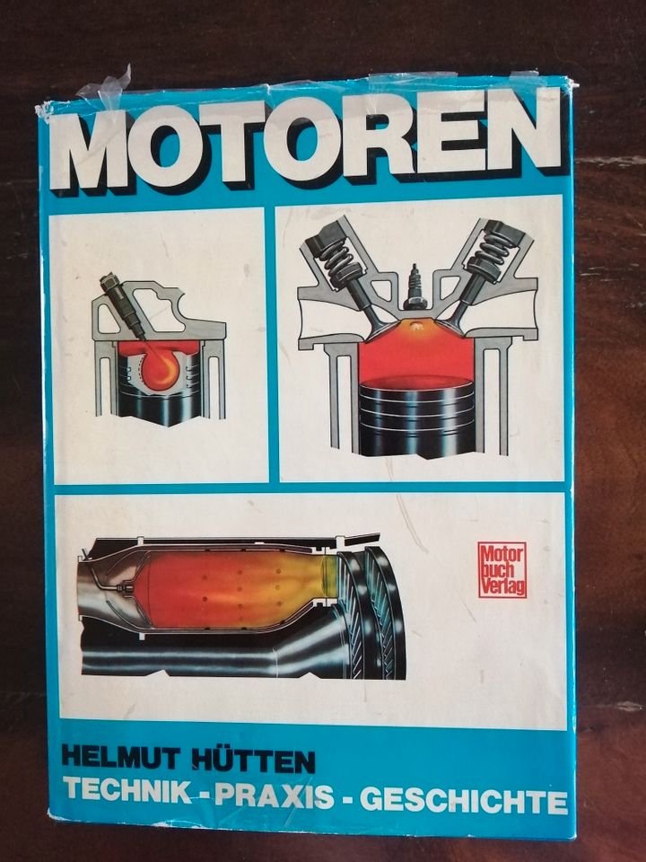 Helmut Hütten Motoren Technik Praxis Geschichte 1976 antiquarisch in Enger