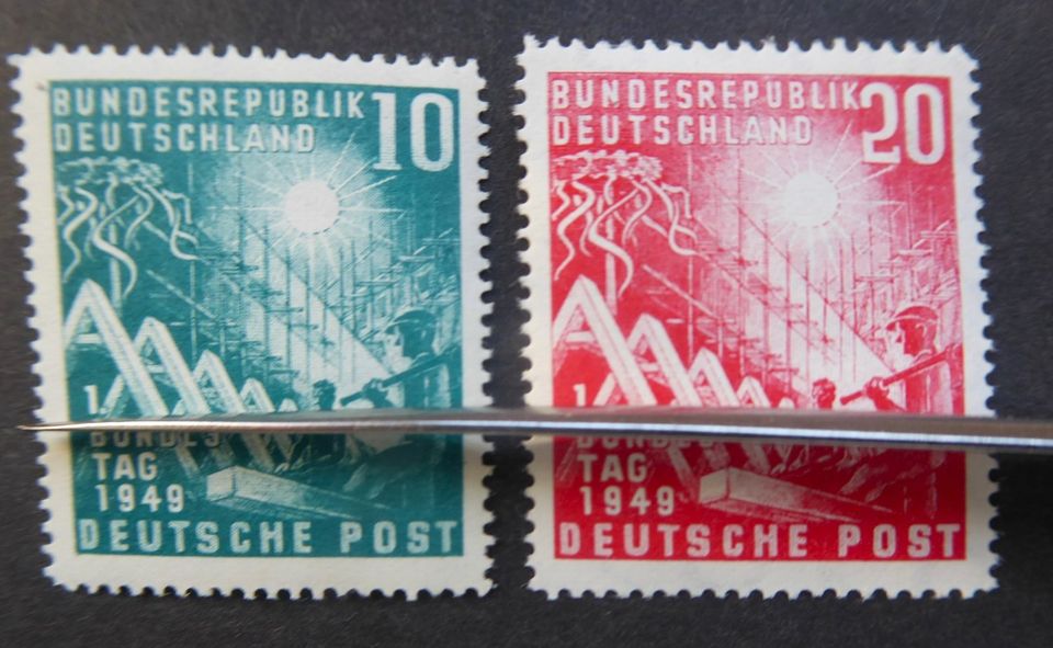 1949 BRD  Bundestag  Mi.111 / 12 bestens postfrisch   Mi.105 € in München