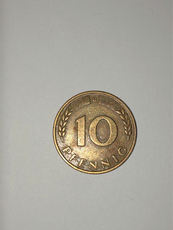 10 Pfennig Satz 1950 in Marienmünster