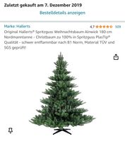 Hallerts Künstlicher Weihnachtsbaum Hessen - Riedstadt Vorschau