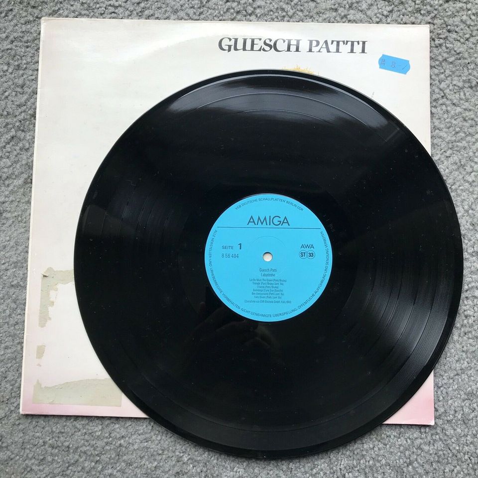 LP Vinyl Schallplatte: Guesch Patti - Labyrinthe in Partenstein