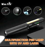 4 in 1 Taschenlampe cob LED dimmbar Laserpointer/UV Licht Nordrhein-Westfalen - Moers Vorschau