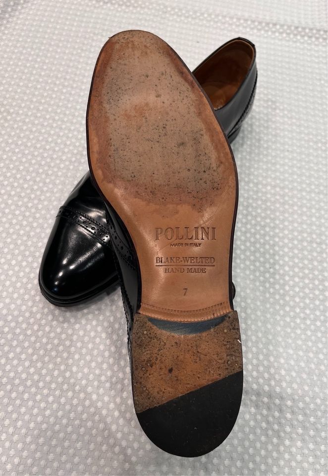 Pollini, Herrenschuhe aus echtem Leder Gr 7 in Bremen